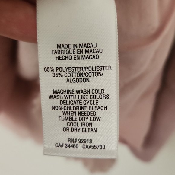 JUICY COUTURE | Sweatshirt dress ruffles blush pink sz S - Picture 6 of 6